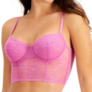 INC International Concepts Womens Lace Bustier Dutch Pink .